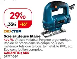 Weldom DEXTER Scie sauteuse filaire offre