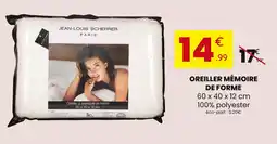 Stokomani Jean-Louis Scherrer Oreiller mémoire de forme offre