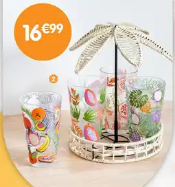 b&m Plateau + 4 verres offre
