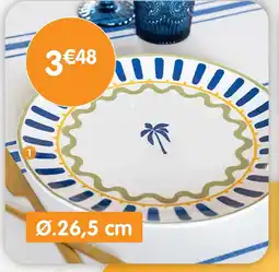 b&m Assiette plate offre
