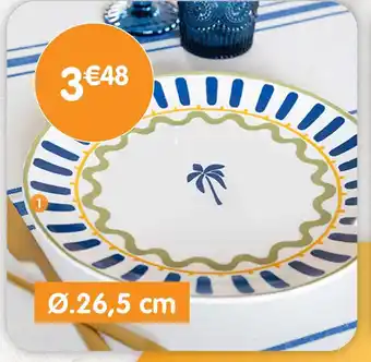 b&m Assiette plate offre