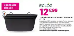 Delbard ECLOZ JARDINIÈRE L’AUTONOME & SUPPORT offre