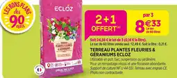 Delbard ECLOZ Terreau plantes fleuries & géraniums offre