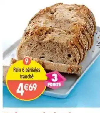 Maximo Pain 6 céréales tranché offre