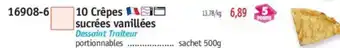 Maximo 10 Crêpes sucrées vanillées offre