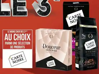 Géant Casino Carte noire bon plan au choix parmi une sélection de produits de la marque carte noire offre