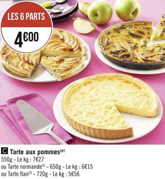 Géant Casino Tarte aux pommes offre