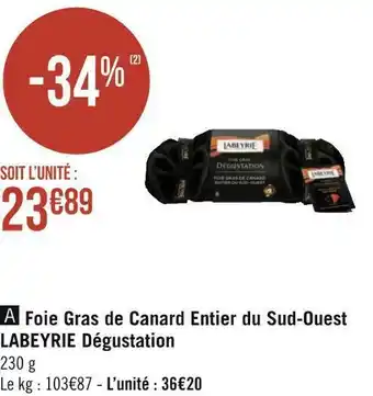 Labeyrie foie gras de canard entier du sud-ouest dégustation