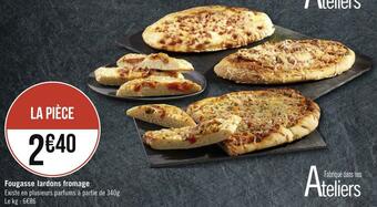 Géant Casino Fougasse lardons fromage offre
