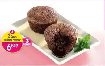 Maximo 2 Cœurs coulants chocolat offre