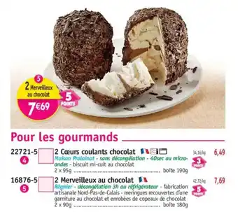 Maximo 2 Merveilleux au chocolat offre