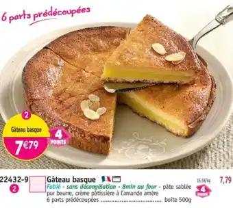 Maximo Gâteau basque offre
