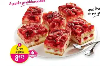 Maximo 6 Parts de gâteau offre