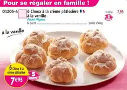 Maximo 6 Choux à la crème pâtissière à la vanille offre