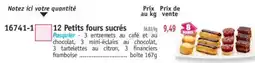 Maximo 12 Petits fours sucrés offre