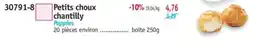 Maximo Petits choux chantilly offre
