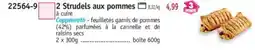 Maximo 2 Strudels aux pommes à cuire offre