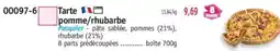 Maximo Tarte pomme/rhubarbe offre