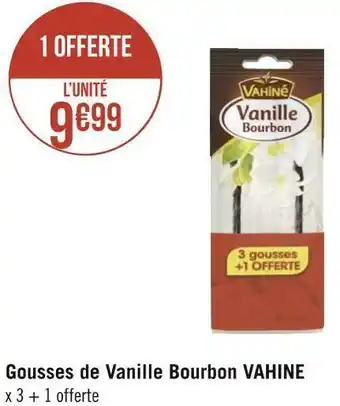 Géant Casino Vahine gousses de vanille bourbon offre