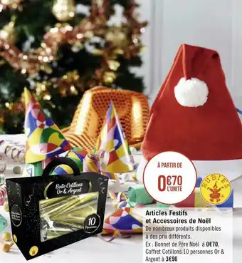 Géant Casino Articles festifs et accessoires de noël offre