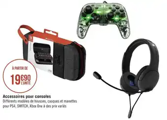 Accessoires pour consoles
