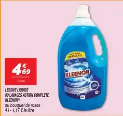 Netto Kleenor - lessive liquide 80 lavages action complĂšte offre