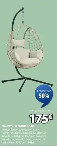 JYSK Chaise suspendue bork offre