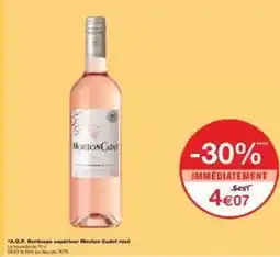 Monoprix Mouton cadet - a.o.p. bordeaux supérieur offre