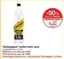 Monoprix Schweppes - infantenic zero offre