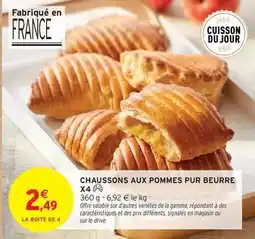 Intermarché Signal - chaussons aux pommes pur beurre offre