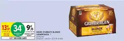 Intermarché Grimbergen - bière d'abbaye blonde offre