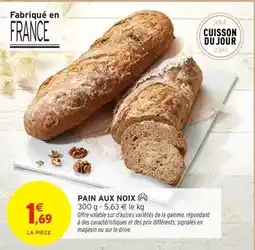 Intermarché Signal - pain aux noix offre