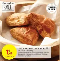 Intermarché Signal - triangles aux amandes x2 offre