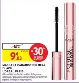 Intermarché Signal - mascara paradise big deal black offre