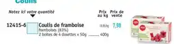 Maximo Coulis de framboise framboises offre