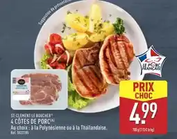 ALDI Boucherie st-clément - 4 côtes de porc offre