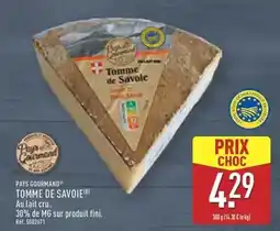 ALDI Paysan gourmand - tomme de savoie offre