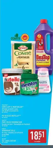ALDI Nutella - comté aop offre