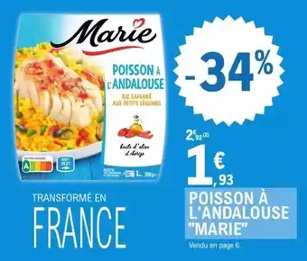 E.Leclerc Marie - poisson a l'andalouse offre