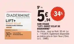 E.Leclerc Diadermine - soin visage lift+ boost eclat de offre