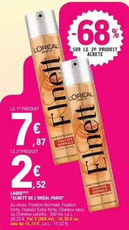 E.Leclerc L'oréal - éminett de paris offre