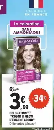 E.Leclerc Eugène color - coloration color & low d'eugene color offre