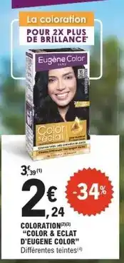 E.Leclerc Eugène color - coloration color & eclat offre