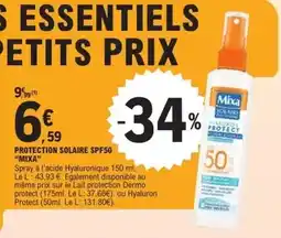 E.Leclerc Mixa - protection solaire spf50 offre