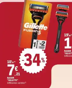 E.Leclerc Rasoir gillette offre