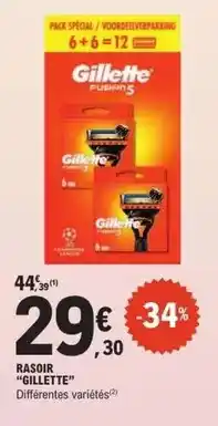 E.Leclerc Gillette - rasoir offre