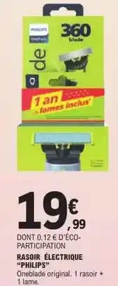 E.Leclerc Philips - rasoir électrique offre