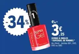 E.Leclerc Express Rimmel - vernis a ongles offre