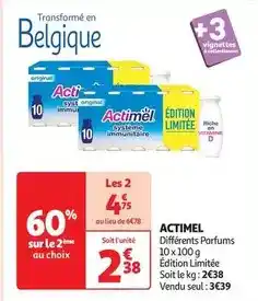 Auchan Danone - actimel offre