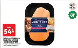 Auchan Canard - foie gras de cru extra bvéonne offre